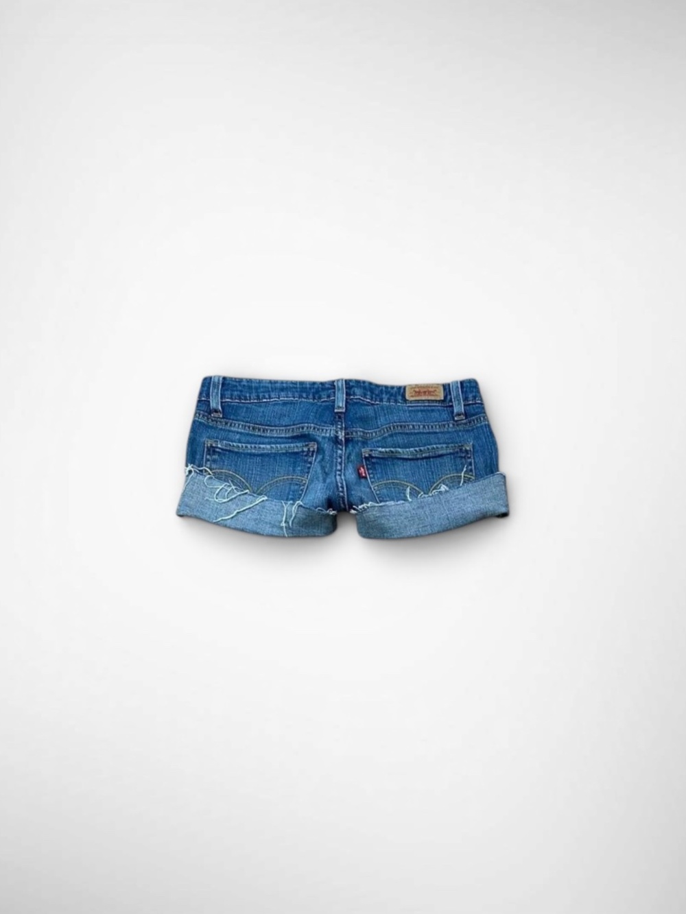 Levi’s Superlow Low Rise Micro Denim Shorts
